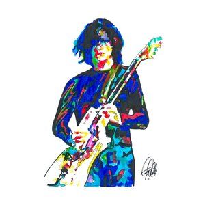 Jack White Dead Weather Guitar Rock Music Poster Print Wall Art 11x17